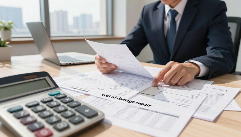 koszt naprawy szkody