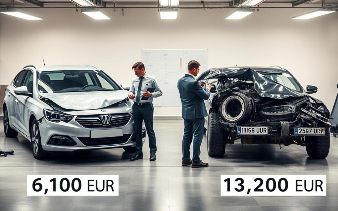 Ubezpieczyciel 6 100 EUR, a rzeczoznawca MOTOEXPERT 13 200 EUR