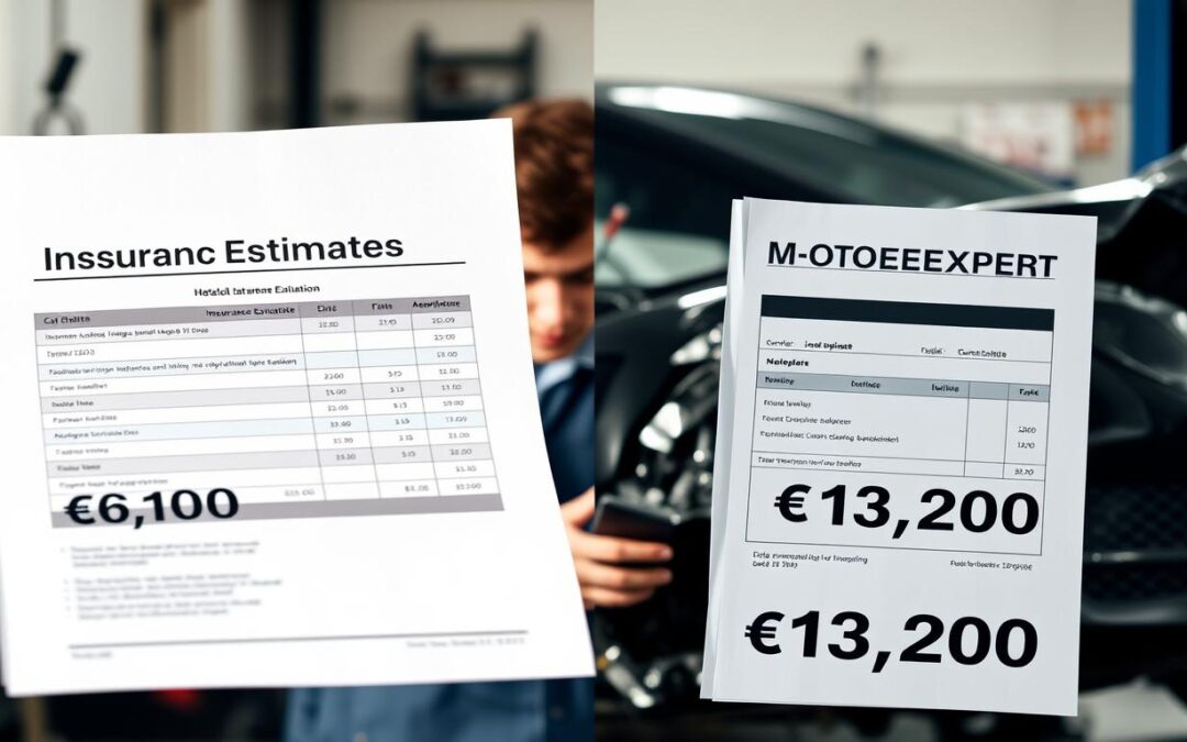 Wycena ubezpieczyciela 6 100 EUR vs MOTOEXPERT 13 200 EUR