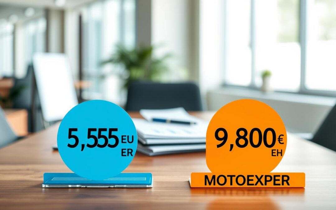 Wycena ubezpieczyciela 5 555 EUR vs MOTOEXPERT 9 800 EUR